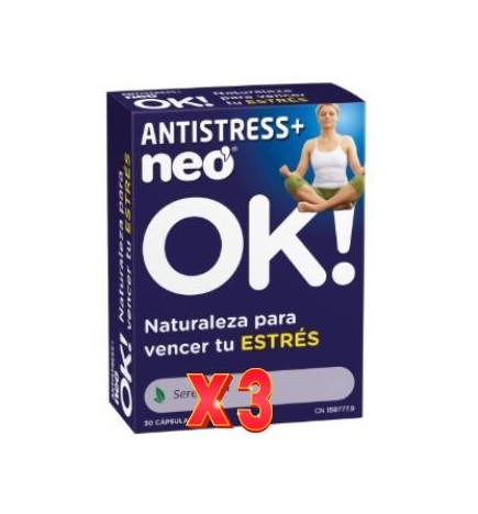 Pack de 3 unidades Antistress Plus 30 Capsulas Neo