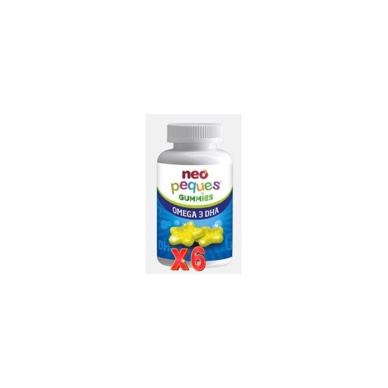 Pack de 6 unidades Neo Peques Gummies Omega 3 Dha 30 Gominolas Pack de 6 unidades Neo Peques Gummies Omega 3 Dha 30 Gominolas