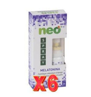 Pack de 6 unidades Neo Spray Melatonina 25 Ml