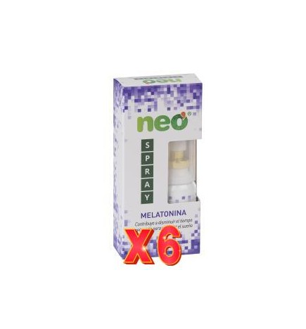 Pack de 6 unidades Neo Spray Melatonina 25 Ml