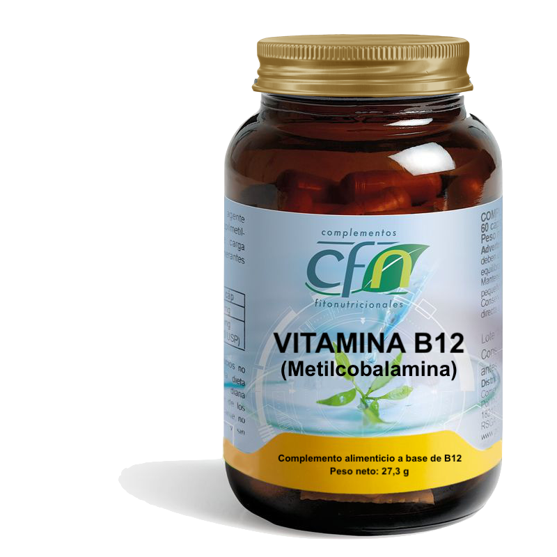 Vitamina B12 (Metilcobalamina) 60 Caps Cfn