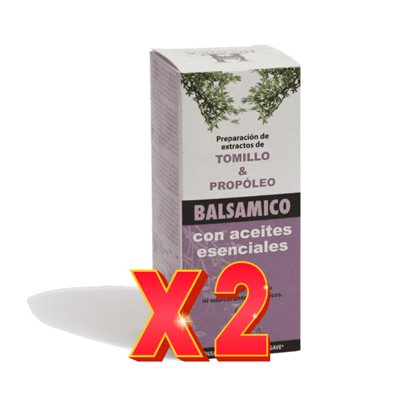 Pack de 2 unidades Jarabe Balsamico - Tomillo & Propoleo 150Ml Holistica