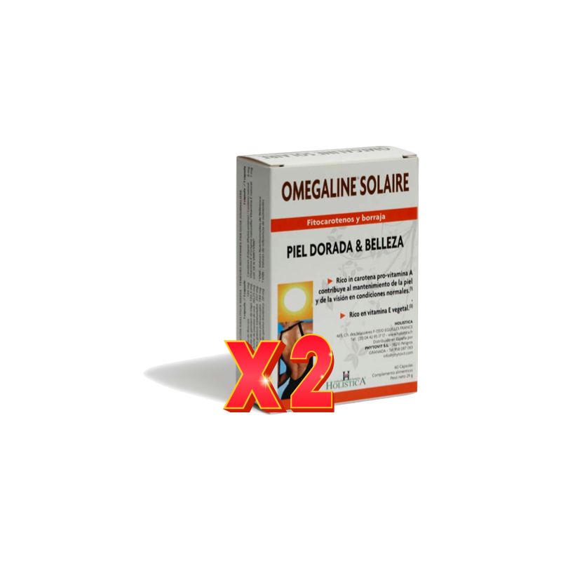 Pack de 2 unidades Omegaline Solar 60 Capsulas Holistica Pack de 2 unidades Omegaline Solar 60 Capsulas Holistica