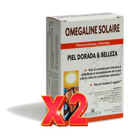 Pack de 2 unidades Omegaline Solar 60 Capsulas Holistica
