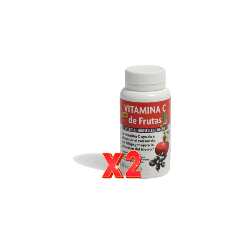 Pack de 2 unidades Vitamina C De Frutas 60 Compr. Holistica Pack de 2 unidades Vitamina C De Frutas 60 Compr. Holistica
