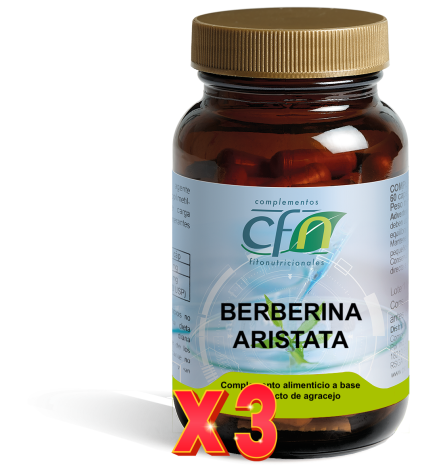 Pack de 3 unidades Berberina Aristata 90 Caps Cfn