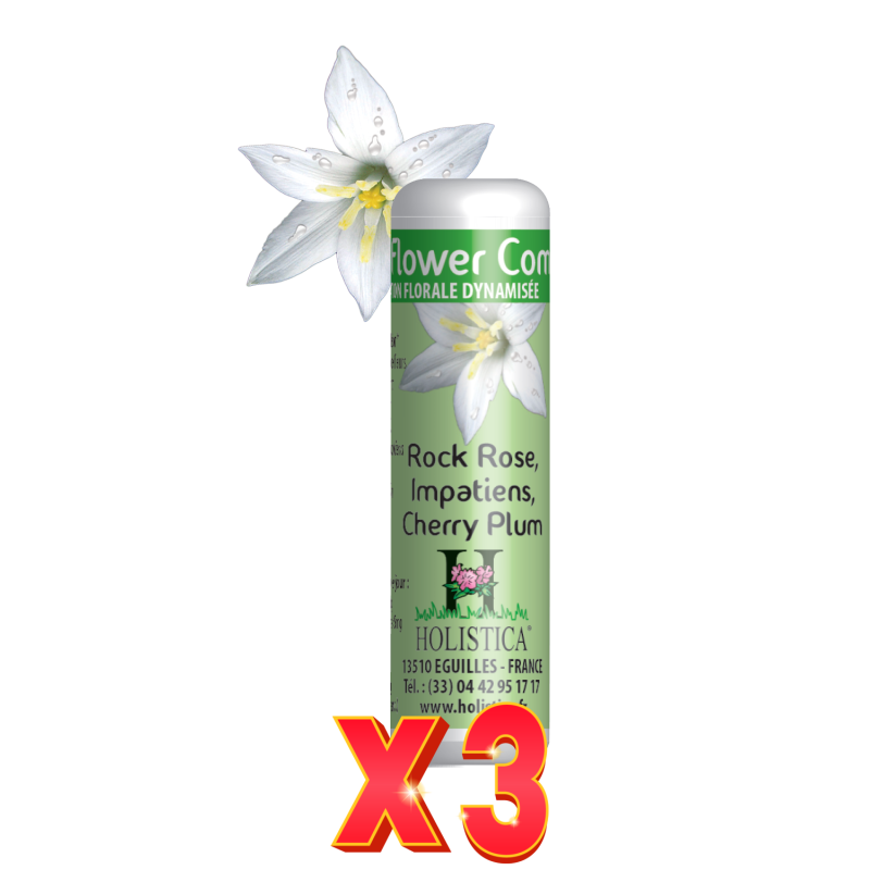 Pack de 3 unidades Flower Complex Nº1 - Choques Holistica Pack de 3 unidades Flower Complex Nº1 - Choques Holistica