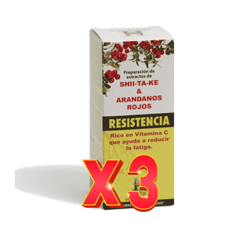 Pack de 3 unidades Jarabe Resistencia - Shii Ta Ke & Arandano 150 Ml Holistica Pack de 3 unidades Jarabe Resistencia - Shii Ta Ke & Arandano 150 Ml Holistica
