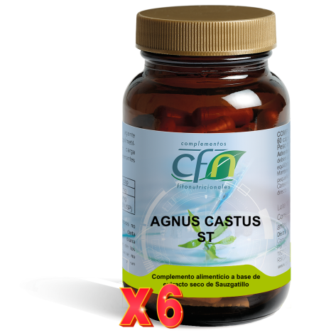 Pack de 6 unidades Agnus Castus St 500 Mg 60 Capsulas Cfn