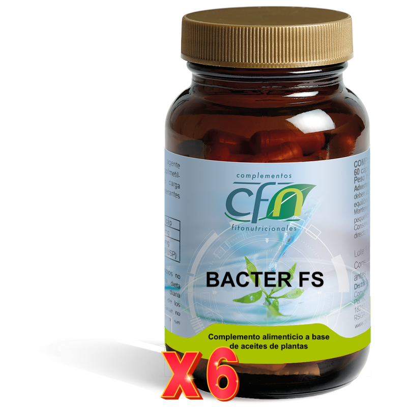 Pack de 6 unidades Bacter Fs 90 Perlas Cfn Pack de 6 unidades Bacter Fs 90 Perlas Cfn