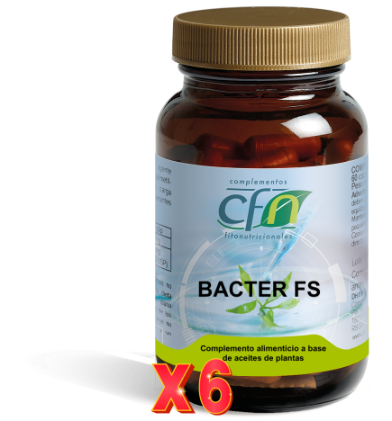 Pack de 6 unidades Bacter Fs 90 Perlas Cfn