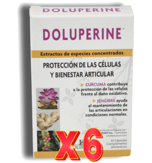 Pack de 6 unidades Doluperine 32 Capsulas Holistica