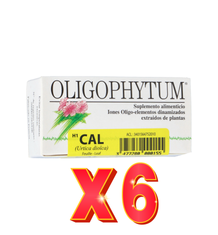 Pack de 6 unidades Oligophytum Calcio Holistica