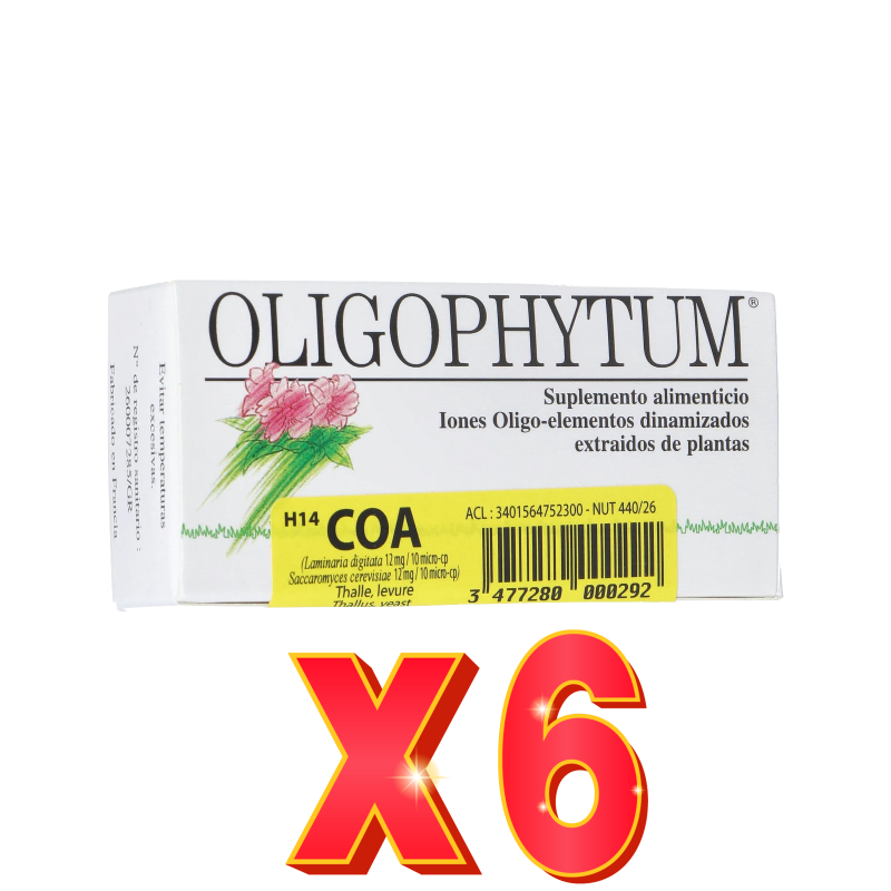 Pack de 6 unidades Oligophytum Cobre Oro Plata Holistica Pack de 6 unidades Oligophytum Cobre Oro Plata Holistica