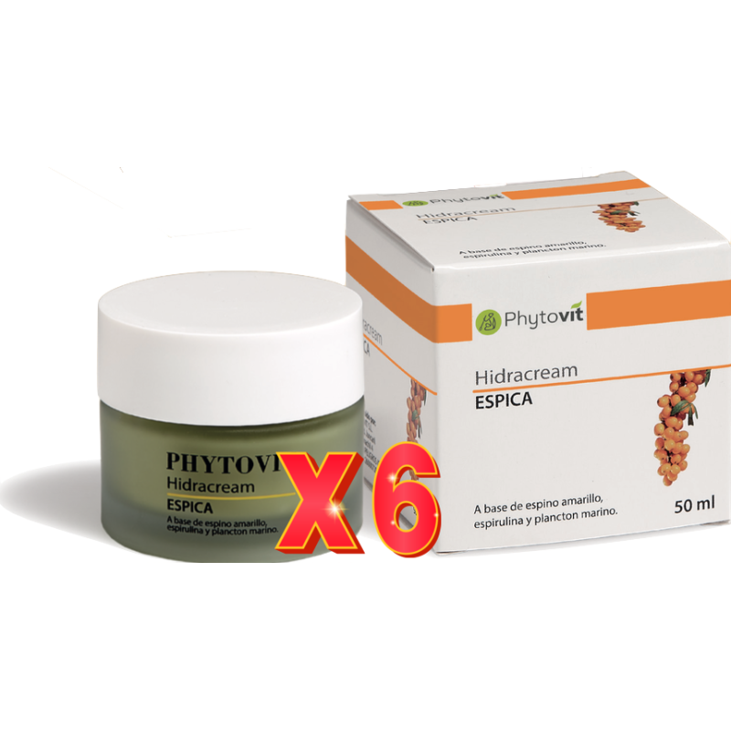 Pack de 6 unidades Espica Hidracream 50 Ml Phytovit