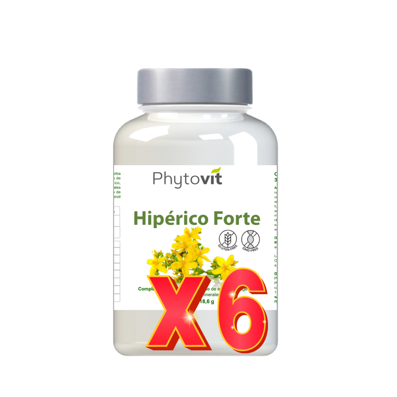 Pack de 6 unidades Hiperico Forte 30 Caps Phytovit