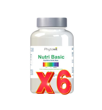 Pack de 6 unidades Nutri Basic 90 Vcaps Phytovit