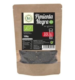 Pimienta Negra En Grano Bio 100 G Sol Natural