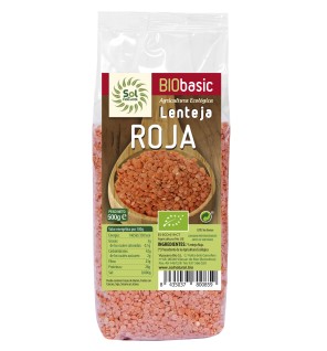 Lenteja Roja Bio 500 G Sol Natural