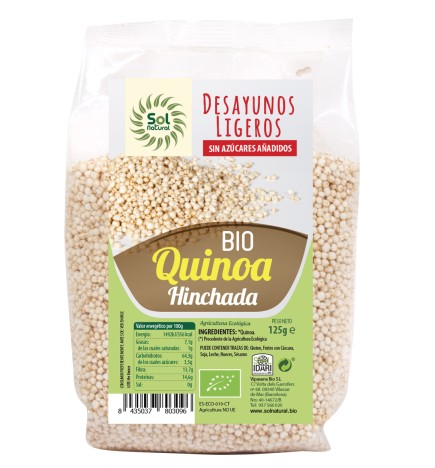 Quinoa Hinchada Bio 125 G Sol Natural