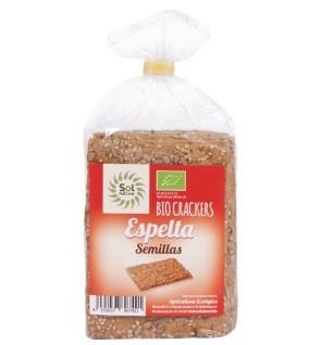 Cracker De Espelta Y Semillas Bio 200 G Sol Natural