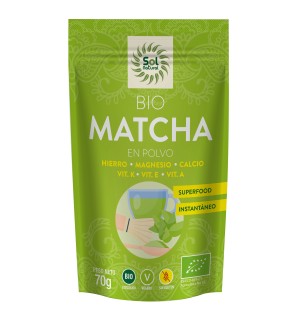 Matcha En Polvo Bio 70 G Sol Natural