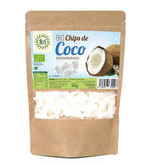 Chips De Coco Bio Sri Lanka Bolsa 150 G Sol Natural