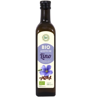 Aceite De Lino Bio 500 Ml Sol Natural