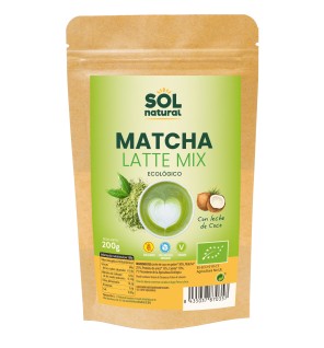 Matcha Latte Mix Bio 200 G Sol Natural