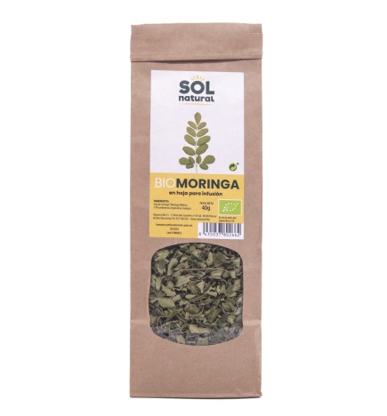 Moringa En Hoja Para Infusión Bio 40 G Sol Natural