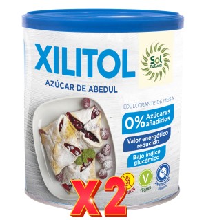 Pack de 2 unidades Xilitol 500 G Sol Natural