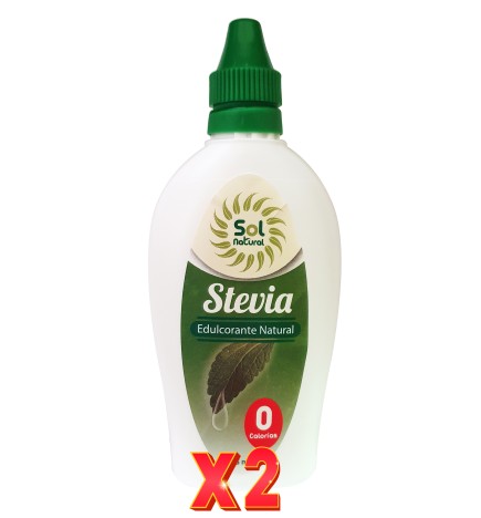 Pack de 2 unidades Stevia Líquida 60 Ml Sol Natural