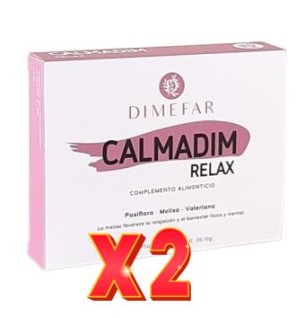 Pack de 2 unidades Calmadim Relax 30 cápsulas de Dimefar