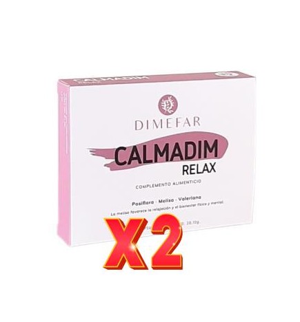 Pack de 2 unidades Calmadim Relax 30 cápsulas de Dimefar