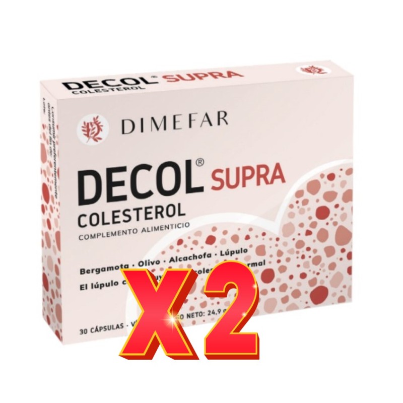 Pack de 2 unidades Decol® Supra 30 cápsulas vegetales de Dimefar