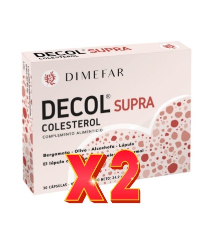 Pack de 2 unidades Decol® Supra 30 cápsulas vegetales de Dimefar