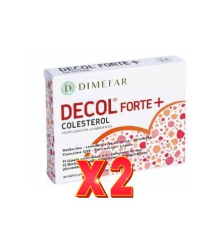 Pack de 2 unidades Decol® Forte Plus 30 cápsulas vegetales de Dimefar