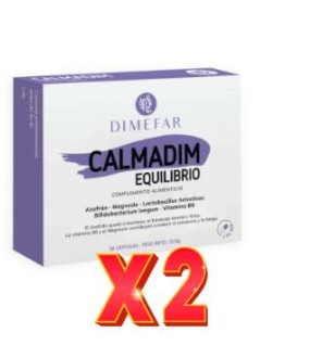 Pack de 2 unidades Calmadim Equilibrio 30 capsulas de Dimefar