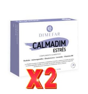 Pack de 2 unidades Calmadim Estrés 30 cápsulas de Dimefar