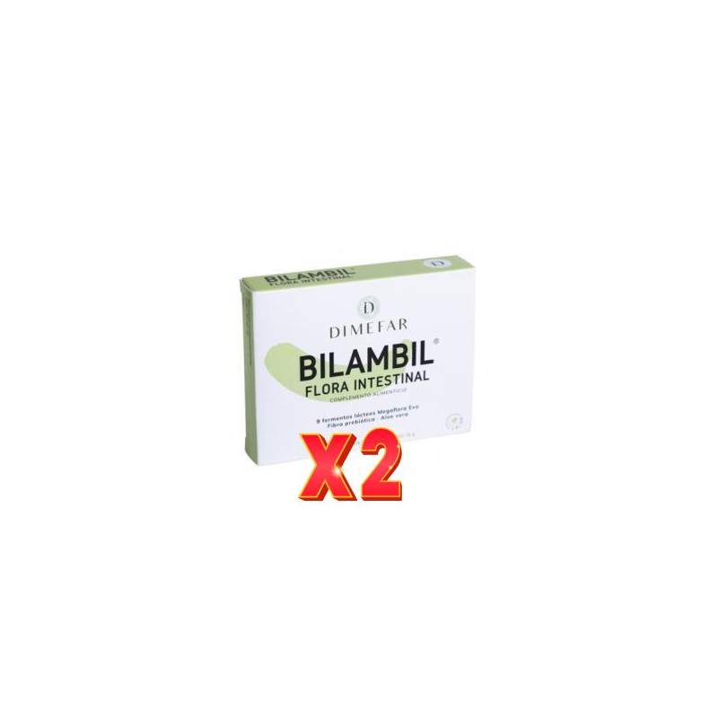 Pack de 2 unidades Bilambil® 30 cápsulas vegetales de Dimefar Pack de 2 unidades Bilambil® 30 cápsulas vegetales de Dimefar