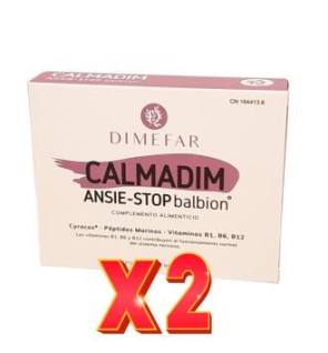 Pack de 2 unidades Calmadim Ansie-Stop (Balbion®) 30 cápsulas de Dimefar