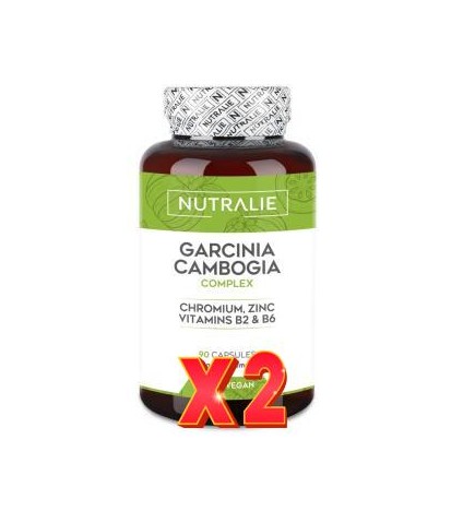 Pack de 2 unidades Garcinia Cambogia+Cromo+Zinc Complex 90 Capsulas Nutralie