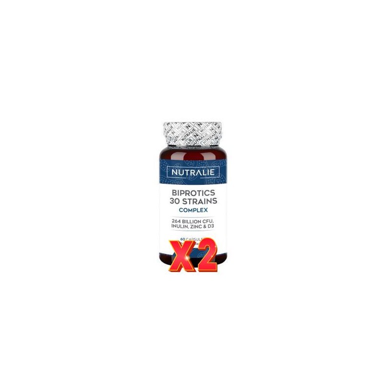 Pack de 2 unidades Probioticos 30 Cepas 60 Capsulas Nutralie Pack de 2 unidades Probioticos 30 Cepas 60 Capsulas Nutralie