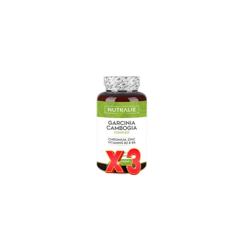 Pack de 3 unidades Garcinia Cambogia+Cromo+Zinc Complex 90 Capsulas Nutralie Pack de 3 unidades Garcinia Cambogia+Cromo+Zinc Complex 90 Capsulas Nutralie