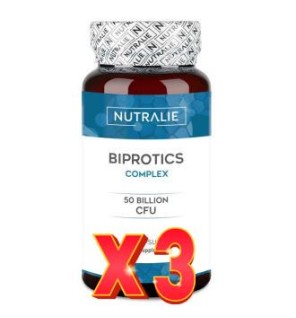 Pack de 3 unidades Probioticos Complex 60 Capsulas Nutralie