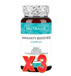 Pack de 3 unidades Immunity Booster V2 60 Capsulas Nutralie