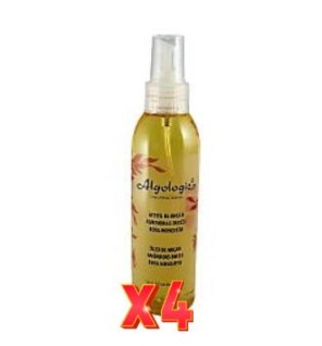 Pack 4 unidades Aceite Argan+Almendras+Rosa Mosqueta 150 Ml Algologie