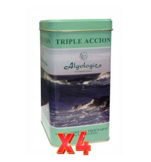 Pack 4 unidades Algas Triple Accion Bote 500Gr Algologie