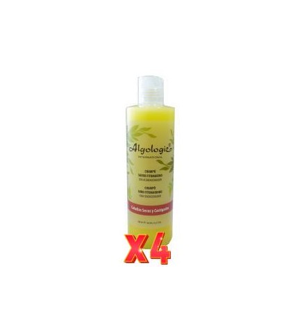 Pack 4 unidades Champu+Suavizante (C.Castigados)300 Ml Algologie