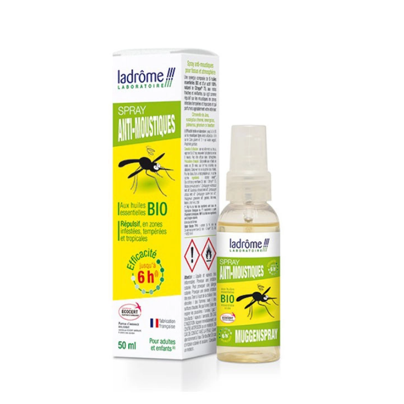 Spray Anti Mosquitos Bio 50ml Ladrome Spray Anti Mosquitos Bio 50ml Ladrome